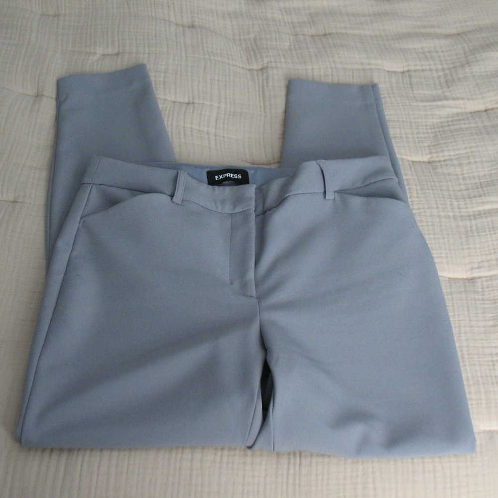 Silver Skinny Pants